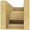 Ekena Millwork 8"W x 16"D x 8"H Wide Alma Rough Cedar Woodgrain TimberThane Corbel, Primed Tan CORUR08X16X08ALMRCPR - alternate 3